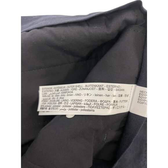 Massimo Dutti Mens Dress Pants EU 42 US 32 Navy Blue Straight Leg 0084/102 NWT - Picture 10 of 16